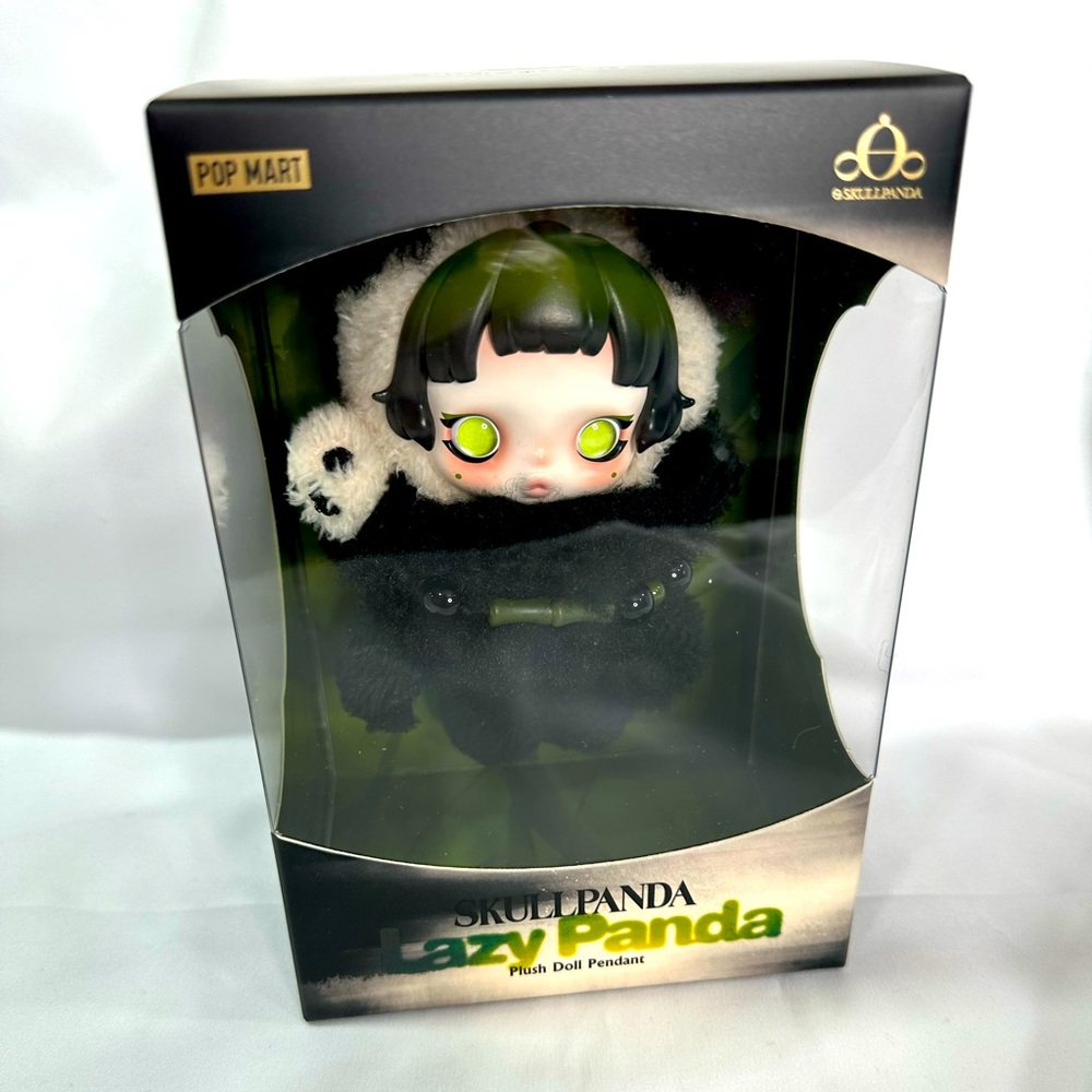 Pop Mart SKULLPANDA Lazy Panda Plush Doll Pendant - Picture 3 of 12